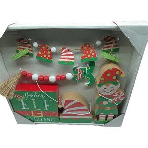 Elf Mini 5 MDF Decor Under Surveillance Table Scape Shelf Ideas Village Garland